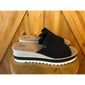 TOMS Diana Mule Wedge Sandal Size 12